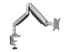 ARMPIVOTHD - StarTech.com Desk Mount Monitor Arm, Heavy Duty Ergonomic VESA Monitor Arm, Single Display up to 9kg, Full Motion, Height Adjustable, Articulating, Aluminum, C-Clamp/Grommet, Silver - Left-angle