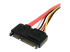 SATA22PEXT - StarTech 12in 22 Pin SATA Power and Data Extension Cable - Close up