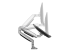 ARMPIVOTHD - StarTech.com Desk Mount Monitor Arm, Heavy Duty Ergonomic VESA Monitor Arm, Single Display up to 9kg, Full Motion, Height Adjustable, Articulating, Aluminum, C-Clamp/Grommet, Silver - Multi-angle