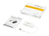 USB31000SPTW - StarTech.com USB 3.0 to Gigabit Ethernet Adapter NIC w/ USB Port (White) - Right-angle