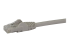 N6PATC15MGR - StarTech.com 15m CAT6 Ethernet Cable, 10 Gigabit Snagless RJ45 650MHz 100W PoE Patch Cord, CAT 6 10GbE UTP Network Cable w/Strain Relief, Grey, Fluke Tested/Wiring is UL Certified/TIA - Close up