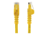 N6PATC50CMYL - Startech 50cm CAT6 Ethernet Cable, 10 Gigabit Snagless RJ45 650MHz 100W PoE Patch Cord, CAT 6 10GbE UTP Network Cable w/Strain Relief, Yellow, Wiring is UL Certified/TIA - Front