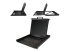 RKCONS1901 - StarTech.com Rackmount KVM Console, Single Port VGA KVM with 19" LCD Monitor for Server Rack, Fully Featured Universal 1U LCD KVM Drawer with Cables & Hardware, USB Support, 50,000 MTBF - Multi-angle