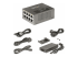 AS445C-POE-INJECTOR - StarTech.com 4-Port Multi-Gigabit PoE++ Injector, 5/2.5G Ethernet (NBASE-T), PoE/PoE+/PoE++ (802.3af/802.3at/802.3bt), 160Watts Power Budget, Wall/DIN Rail Mountable - Right-angle