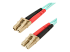 450FBLCLC5 - StarTech.com Aqua OM4 Duplex Multimode Fiber - Close up