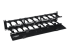 SRCABLEDUCT2UHD - Tripp Lite Rack Enclosure Horizontal Cable Manager Steel w Finger Duct 2URM - Left-angle
