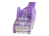 N6PATCH100PL - StarTech.com 100ft CAT6 Ethernet Cable, 10 Gigabit Snagless RJ45 650MHz 100W PoE Patch Cord, CAT 6 10GbE UTP Network Cable w/Strain Relief, Purple, Wiring is UL Certified/TIA - Close up