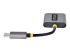 USBC-AUDIO-SPLITTER - StarTech.com USB-C Headphone Splitter, USB Type C Dual Headset Adapter w/Microphone Input, USB C to 3.5mm Adapter/Earphone Dongle, USB C to Audio Jack/Aux Output - Right side