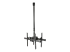 FPCEILBTB - StarTech.com Dual TV Ceiling Mount, Back-to-Back Heavy Duty Hanging Dual Screen Mount with Adjustable Telescopic 3.5' to 5' Pole, Tilt/Swivel/Rotate, VESA Bracket for 32”-75" Displays - Right-angle