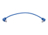 N204-001-BL-UD - Eaton Tripp Lite Series Cat6 Patch Cable Up-Angled / Down Angled UTP Molded M/M Blue 1ft - Front