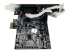 PEX4S553 - StarTech.com 4 Port Native PCI Express RS232 Serial Adapter Card with 16550 UART - Right side