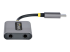 USBC-AUDIO-SPLITTER - StarTech.com USB-C Headphone Splitter, USB Type C Dual Headset Adapter w/Microphone Input, USB C to 3.5mm Adapter/Earphone Dongle, USB C to Audio Jack/Aux Output - Left-angle