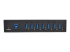 U360-007-IND - Eaton Tripp Lite series 7-Port USB 3.0 Hub SuperSpeed with Dedicated 2A USB Charging iPad Tablet Metal - Front