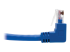 N204-001-BL-UD - Eaton Tripp Lite Series Cat6 Patch Cable Up-Angled / Down Angled UTP Molded M/M Blue 1ft - Close up