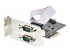 2S232422485-PC-CARD - StarTech.com 2-Port Serial PCIe Card, Dual-Port PCI Express to RS232/RS422/RS485 (DB9) Serial Card, Low-Profile Brackets Incl., 16C1050 UART, TAA-Compliant, Windows/Linux, TAA Compliant - Left-angle