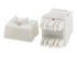 N238-001-WH-6A - Eaton Tripp Lite Series Cat6a 110-Style Punchdown RJ45 Keystone Jack, White, TAA - Inside