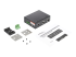 POESLT1G48V - StarTech.com Industrial Gigabit PoE Splitter, 90W High Speed Power over Ethernet PoE+++ Splitter, 12-48V DC Splitter 802.3bt, LAN/RJ45 Ultra PoE to DC Adapter, -40C to +75C, High Power - Left-angle