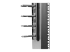 CMVER20UD - StarTech.com Vertical 0U Server Rack Cable Management w/ D-Ring Hooks - Close up