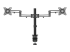 ARMDUAL3 - Startech Desk Mount Dual Monitor Arm, Desk Clamp VESA Compatible Monitor Mount for up to 32 inch Displays, Ergonomic Articulating Monitor Arm, Height Adjustable/Tilt/Swivel/Rotating - Front