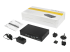 SV431DPUA2 - StarTech.com 4 Port DisplayPort KVM Switch, 4K 60Hz, Single Display, Dual Port UHD DP 1.2 USB KVM Switch with Integrated USB 2.0 Hub and Audio, Dell, HP, Apple, Lenovo, TAA Compliant - Right-angle
