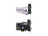 PS74ADF-SERIAL-CARD - StarTech.com 4-Port Serial PCIe Card, Quad-Port PCI Express to RS232/RS422/RS485 (DB9) Serial Card, Low-Profile Bracket Incl., 16C1050 UART, TAA-Compliant, For Windows/Linux, TAA Compliant - Back