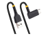 R2ACR-15C-USB-CABLE - StarTech.com 6in (15cm) USB A to C Charging Cable Right Angle, Heavy Duty Fast Charge USB-C Cable, USB 2.0 A to Type-C, Durable and Rugged Aramid Fiber, 3A, S20/iPad/Pixel - Left-angle