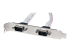 PLATE9M2P16 - StarTech 2 Port 16in DB9 Serial Port BRacket to 10 Pin Header - Right-angle