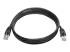 N262-006-BK - Eaton Tripp Lite Series Cat6a 10G Snagless Shielded STP Ethernet Cable (RJ45 M/M), PoE, Black, 6 ft. (1.83 m) - Front