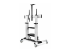 1110C-MOBILE-TV-CART - StarTech.com Rolling TV Cart/Stand On Wheels, Up to 100inch/220lb Screens - Back