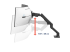 45-693-224 - Ergotron HX - Mounting kit (articulating arm) - Right side