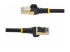 6ASPAT7MBK - Startech 7m CAT6A Ethernet Cable, 10 Gigabit Shielded Snagless RJ45 100W PoE Patch Cord, CAT 6A 10GbE STP Network Cable w/Strain Relief, Black, UL Certified Wiring/TIA - Multi-angle