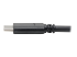 U428-006 - Eaton Tripp Lite Series USB-C to USB-A Cable (M/M), USB 3.2 Gen 1 (5 Gbps), Thunderbolt 3 Compatible, 6 ft. (1.83 m) - Close up