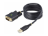 1P6FFC-USB-SERIAL - StarTech.com 6.6ft (2m) USB to Serial Adapter Cable, COM Retention, RS232 - Right-angle
