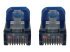N262-S05-BL - Eaton Tripp Lite Series Cat6a 10G Snagless Shielded Slim STP Ethernet Cable (RJ45 M/M), PoE, Blue, 5 ft. (1.5 m) - 