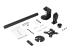 ARMPIVOTV2 - StarTech.com Single Monitor Desk Mount, Single Screen Heavy Duty Pole Mount for up to 8kg VESA Compatible Displays, Ergonomic Height Adjustable Monitor Arm Mount, Desk Clamp/Grommet - Left-angle