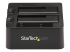 SDOCK2U313 - Startech Dual-Bay USB 3.1 to SATA Hard Drive Docking Station, USB 3.1 (10 Gbps) Hard Drive Dock, External 2.53.5 SATA IIIIII, SSDHDD Docking Station, Hot-Swap Hard Drive Bay - Front
