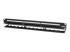 N252-024 - Eaton Tripp Lite Series 24-Port Cat6 Cat5 Patch Panel Rackmount 110 Punch Down RJ45 Ethernet 1URM - Right-angle