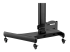 WKSTNCART - StarTech.com Mobile Workstation Cart with Monitor Mount, CPU/PC Holder, Keyboard Tray, Ergonomic Height Adjustable Desktop Computer Cart, Rolling Mobile Standing Workstation on Wheels - Close up
