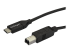 USB2CB2M - StarTech 2m 6ft USB C to USB B Cable - Close up