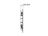 BTV513/B - B-TECH BTV513/B - Mounting kit (double arm wall mount, mounting plate, cable management clip, 2 interface brackets) - Left side