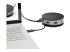 DKT31CHDVCM - StarTech.com USB C Multiport Adapter, USB 3.1 Gen 2 10Gbps Type-C Mini Dock with 4K 60Hz HDMI/DisplayPort or 1080p VGA, 75W PD Passthrough, 3-Port USB Hub, GbE, Mobile Docking Station - Left-angle
