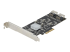 8P6G-PCIE-SATA-CARD - StarTech.com 8 Port SATA PCIe Card, PCI Express 6Gbps SATA Expansion Card with 4 Host Controllers, SATA PCIe Controller Card, PCI-e x4 Gen 2 to SATA III Adapter Card, Drive Cables Incl. - Left-angle