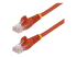 45PAT1MRD - StarTech.com 1m Red Cat5e / Cat 5 Snagless Patch Cable - Right-angle