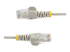 N6PAT50CMGRS - StarTech.com 50cm Slim LSZH CAT6 Ethernet Cable, 10 Gigabit Snagless RJ45 100W PoE Patch Cord, CAT 6 10GbE UTP Network Cable w/Strain Relief, Grey, Fluke Tested/ETL, Low Smoke Zero Halogen - Multi-angle