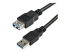 USB3SEXT2MBK - StarTech 2m Black SuperSpeed USB 3.0 Extension Cable A to A - Close up
