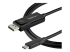 CDP2DP142MBD - StarTech 6ft/2m USB C to DisplayPort 1.4 Cable 8K 60Hz/4K, Bidirectional DP to USB-C or USB-C to DP Reversible Video Adapter Cable, HBR3/HDR/DSC, USB Type C/Thunderbolt 3 Monitor Cable - Close up