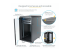 RK1836BKF - StarTech.com 18U 19" Server Rack Cabinet, 4 Post Adjustable Depth (6-32")Locking Knock Down Network/Computer Equipment Enclosure, Mobile with Glass Door & Casters, HP ProLiant ThinkServer - Right-angle