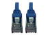 N262-S25-BL - Eaton Tripp Lite Series Cat6a 10G Snagless Shielded Slim STP Ethernet Cable (RJ45 M/M), PoE, Blue, 25 ft. (7.6 m) - Front