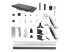 2PASTSC-WALL-MOUNT - Startech Wall Mount Workstation, VESA Mount For 32" Monitors (22lb/10kg), Fully Articulating Arms For Single Monitor Mount & Keyboard Tray, Includes Desktop Computer/PC Bracket - Front