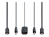 C2-D46-UC2-CBL-KVM - StarTech.com 2-Port USB-C Cable KVM Switch, 4K 60Hz DisplayPort Output, Compact KVM with 4ft/1.2m USB Type-C/Audio Integrated Cables, Bus Powered - Front